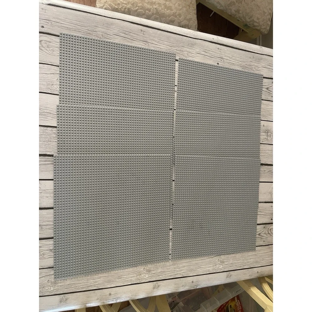 6 LEGO Large Baseplate 48 x 48  (15